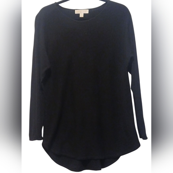 Michael Kors - Black Tunic Sweater W/ Long Sleeves Round Neck, Brand New, Size S - Picture 8 of 11